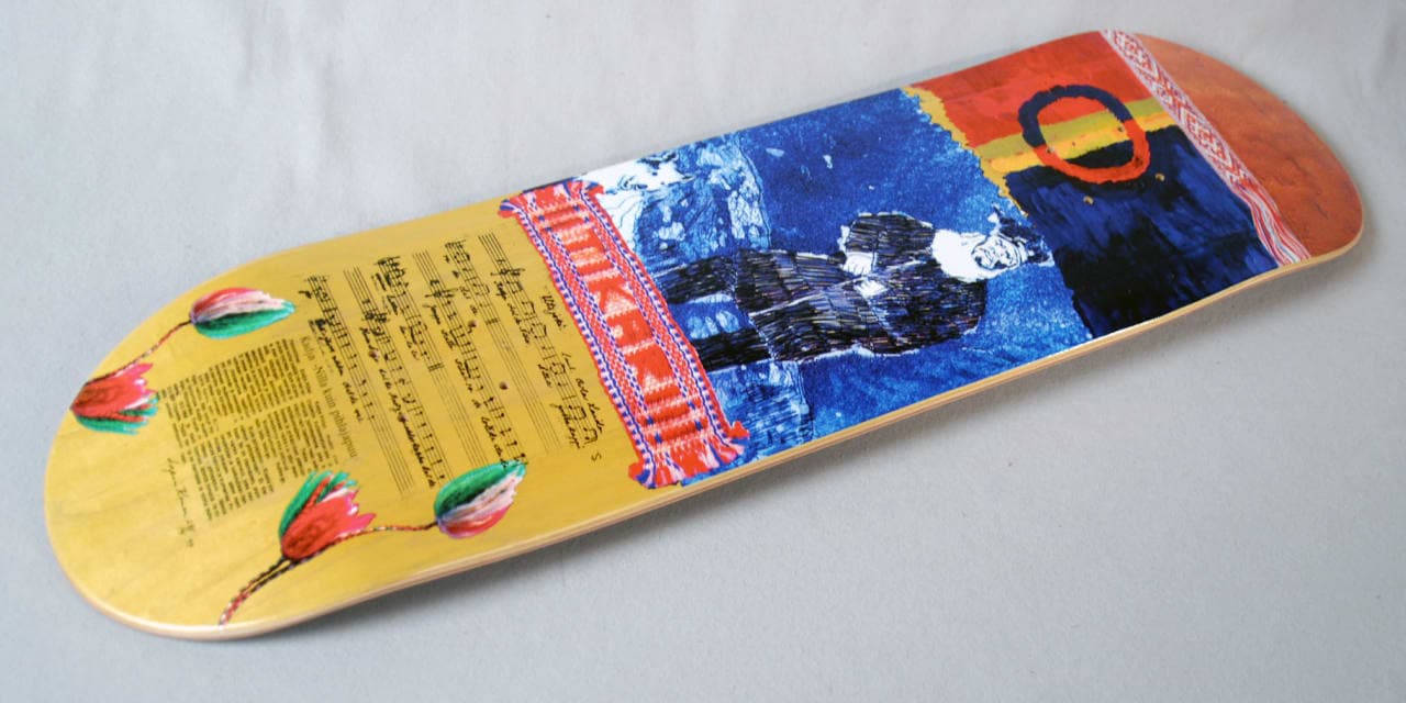 サーミのスケートボード